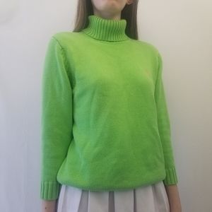 Lauren Ralph Lauren Green Turtleneck Sweater